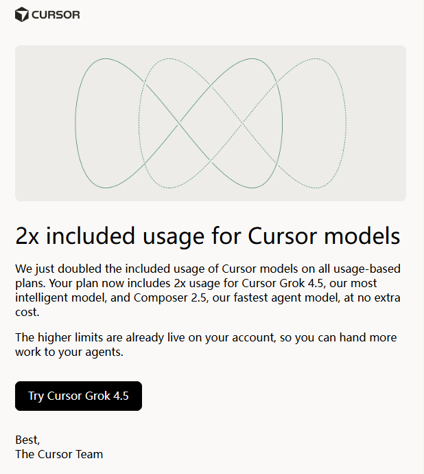Cursor 用量翻倍：我又重新上车了